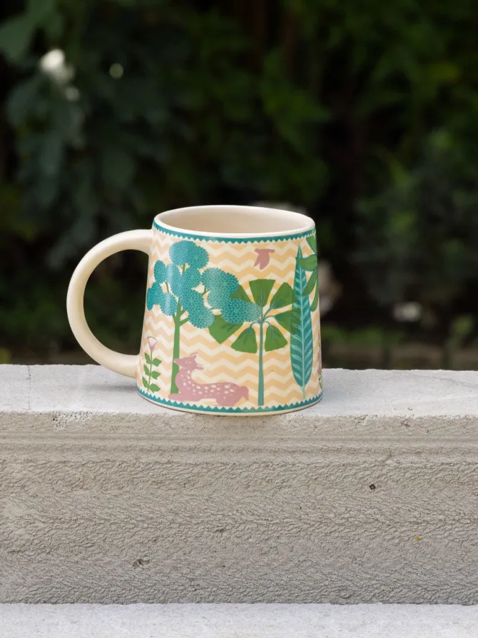 Jim Corbett Ceramic Coffee Mug