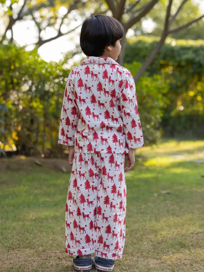 Jingle Bell Organic Cotton Pyjama Set