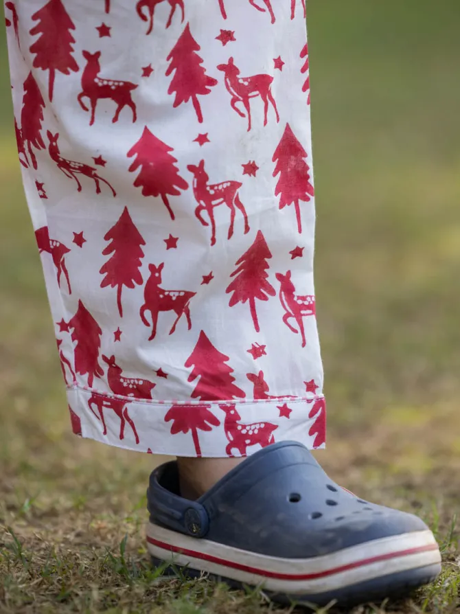 Jingle Bell Organic Cotton Pyjama Set
