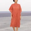 Kalindi Cotton Kaftan Shirt Dress