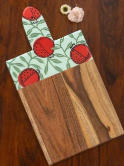 Kalindi Kunj Wooden Platter/Chopping Board