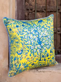 Kalpataru Cotton Cushion Cover - 16 Inch
