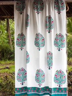 Kalpavriksha Block Printed Cotton Curtain