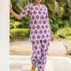 Kanmani Block Printed Cotton Co-ord Set of 2