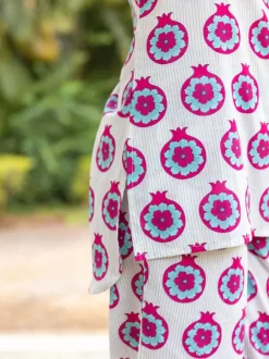 Kanmani Block Printed Cotton Co-ord Set of 2