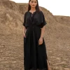 Kasturi Black Kaftan Maxi Dress