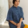 Keya Indigo Dabu Cotton Tunic