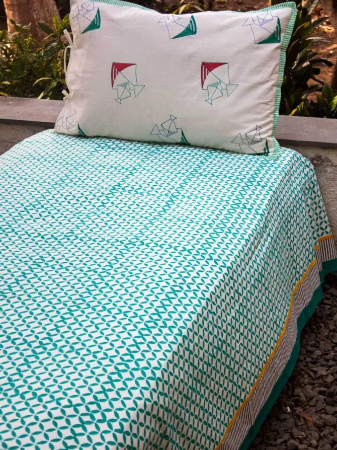 Kite Organic Cotton Bedsheet