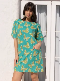 Lady Gaga Modal Midi Dress