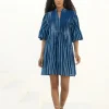 Laguna Pintuck Midi Dress