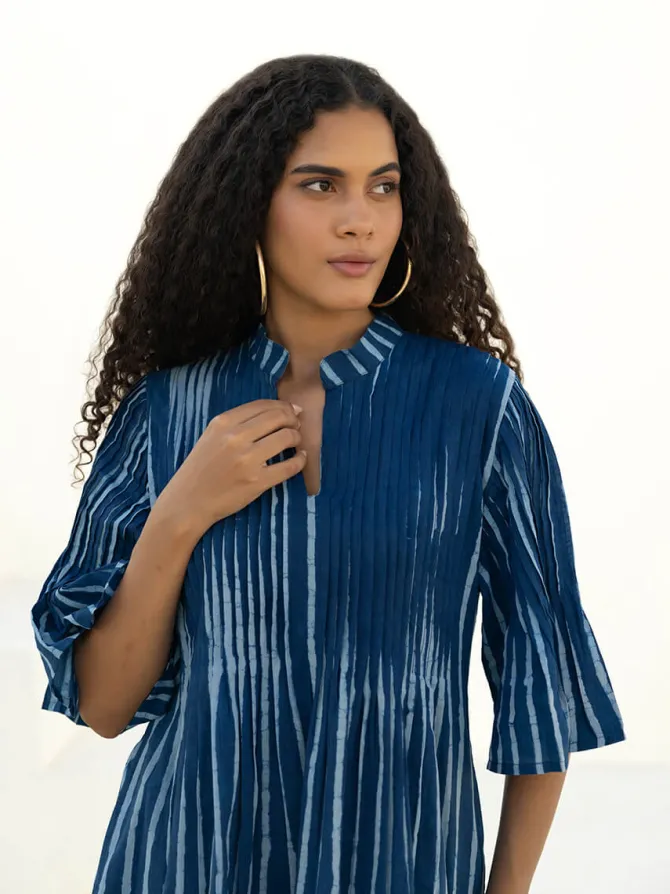 Laguna Pintuck Midi Dress