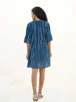 Laguna Pintuck Midi Dress