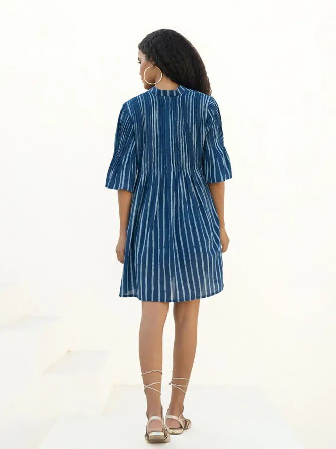 Laguna Pintuck Midi Dress