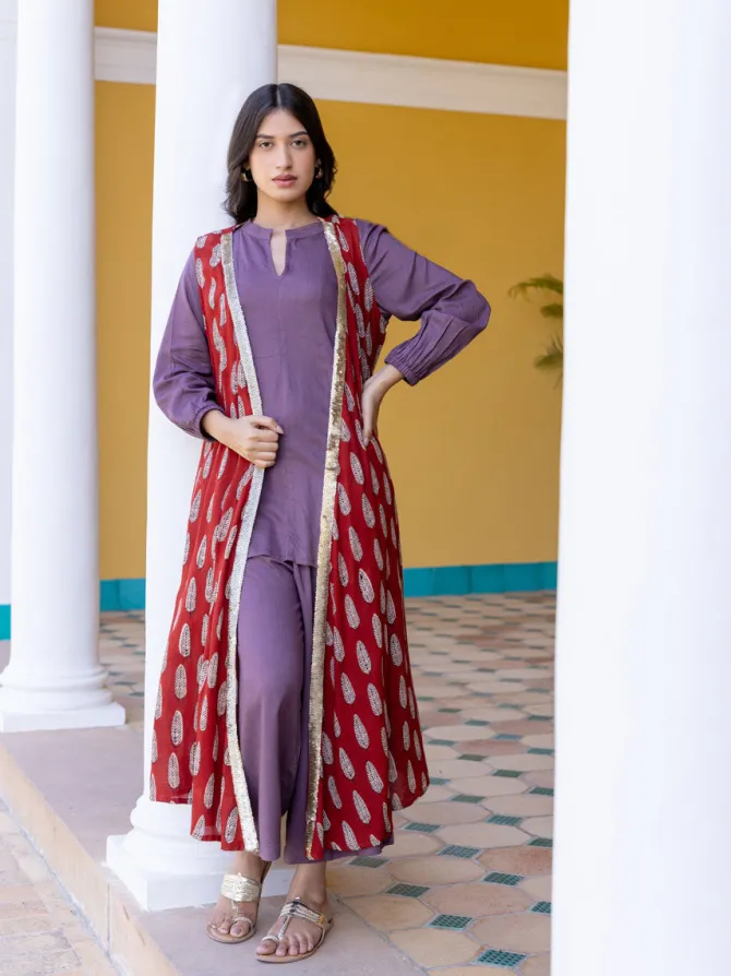 Lakshmi Block Printed Modal Cape