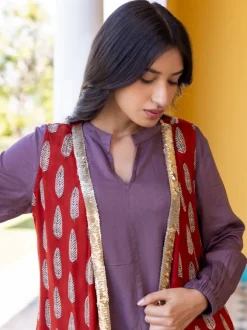 Lakshmi Block Printed Modal Cape