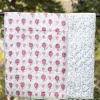 Lattu Hand Block Printed Cotton Quilt for Infants