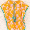 Lemon Organic Cotton Kaftan For Kids