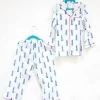 Lighthouse Magic Block Printed Cotton Top & Pyjama Set
