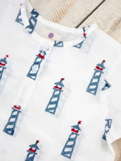 Lighthouse Magic Organic Cotton Block Printed Kurta