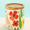 Liliana Wooden Jar