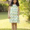 Little Fish Organic Cotton Block Printed Dress
