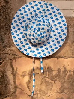 Little Hathi Printed Cotton Hat