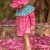 Little Hearts Block Printed Cotton Hat