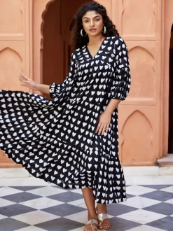 Lover Black Modal Maxi Dress