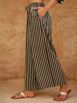 Lulu Slub Palazzo Pants