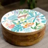 Madagascar Solid Wood Bowl With Lid