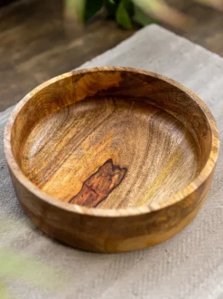 Madagascar Solid Wood Bowl With Lid