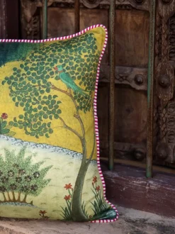 Madhav Cotton Cushion Cover - 16 Inch