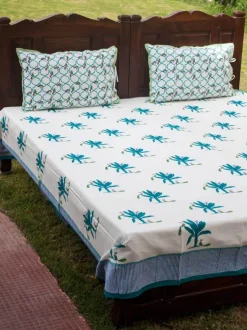 Madhuban Block Printed Cotton Bedsheet