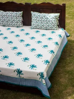 Madhuban Block Printed Cotton Bedsheet