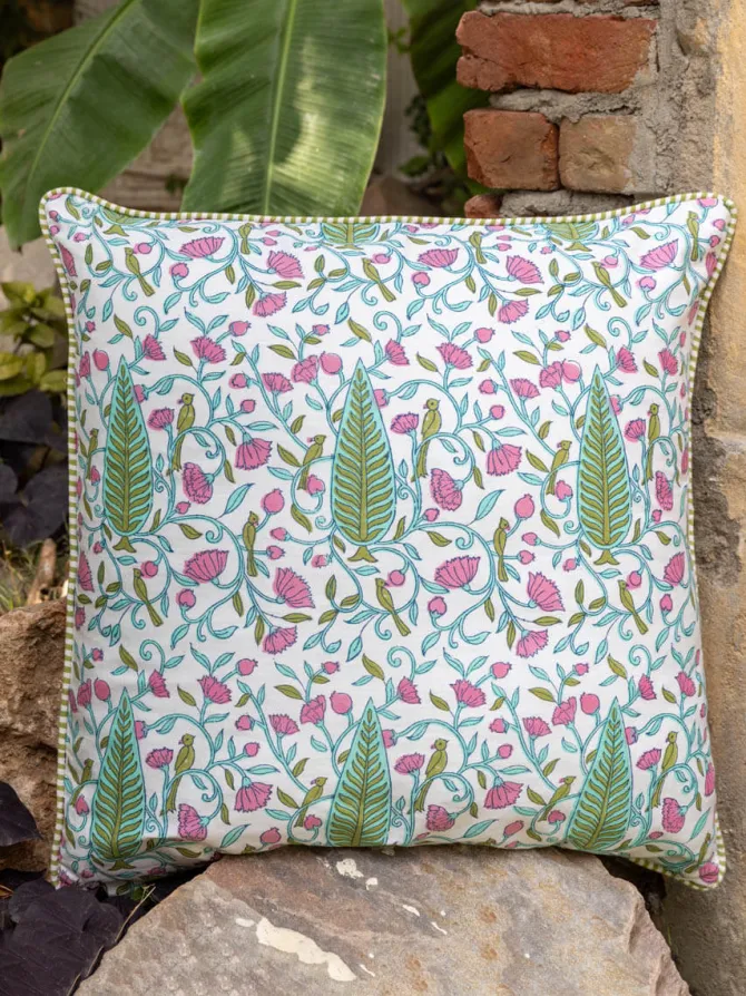Mahek Cotton Cushion Cover - 24 Inch