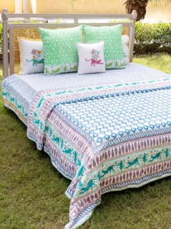 Mahotsav Block Printed Cotton Quilt