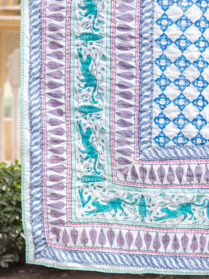 Mahotsav Block Printed Cotton Quilt