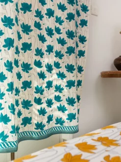 Maithli Hand Block Printed Cotton Curtain