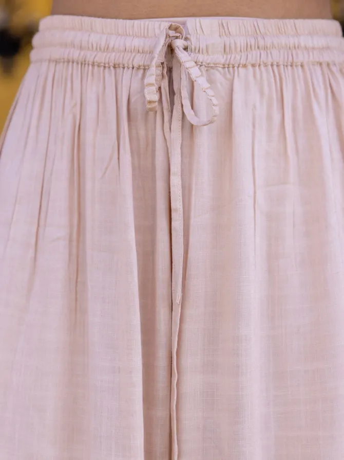Malini Slub Palazzo Pants
