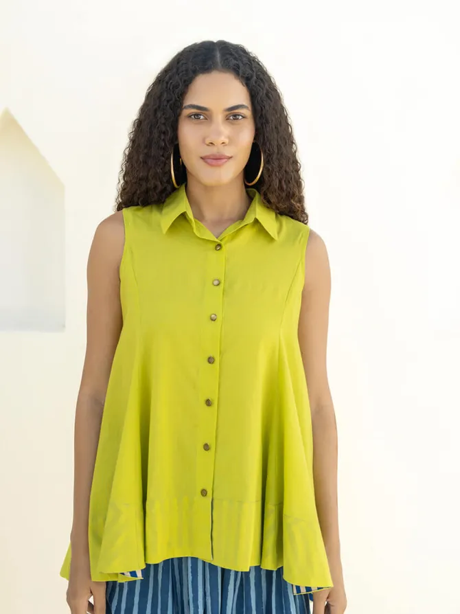 Mar Sleeveless Asymmetrical Top