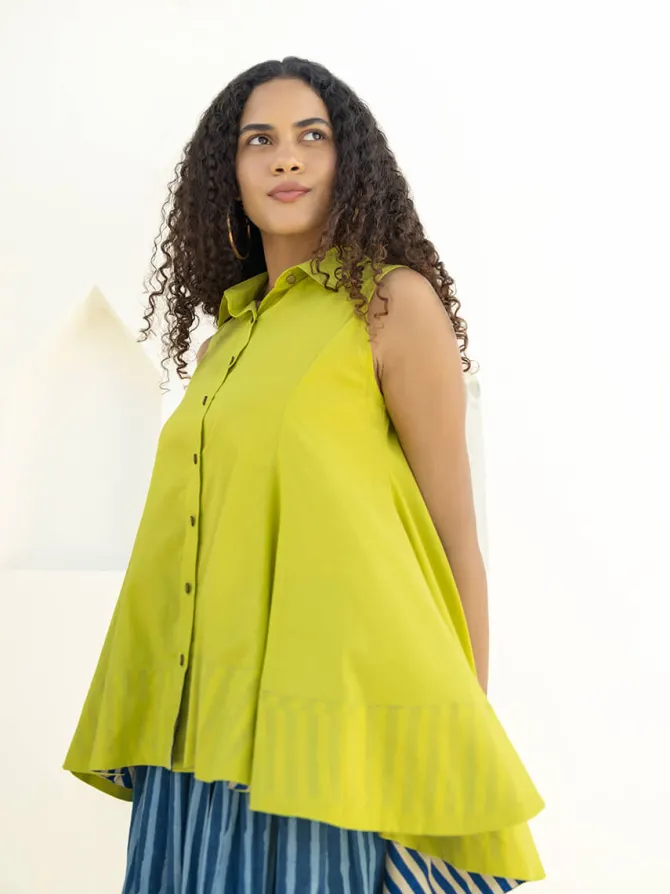Mar Sleeveless Asymmetrical Top
