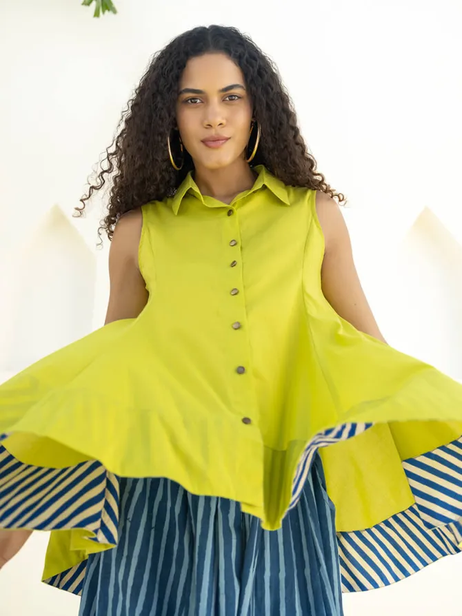 Mar Sleeveless Asymmetrical Top