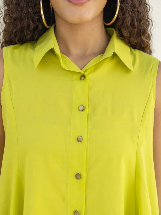 Mar Sleeveless Asymmetrical Top