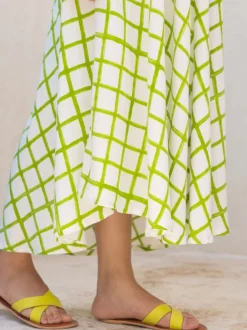Marie Hand Block Printed Sleeveless Dress