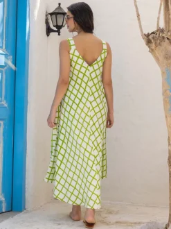 Marie Hand Block Printed Sleeveless Dress