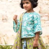 Marigold Silk Block Printed Lehanga Set of 4