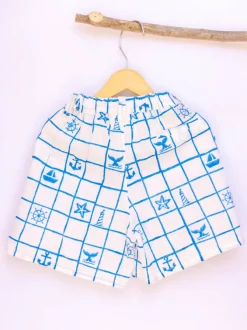 Marine Organic Cotton Block Printed Co-ord Set