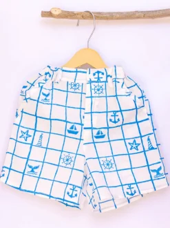 Marine Organic Cotton Block Printed Co-ord Set