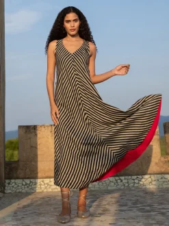 Marrakesh Twill Maxi Dress
