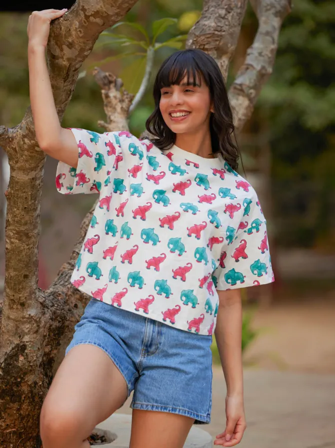 Mastkalandar Hand Block Printed T-shirt